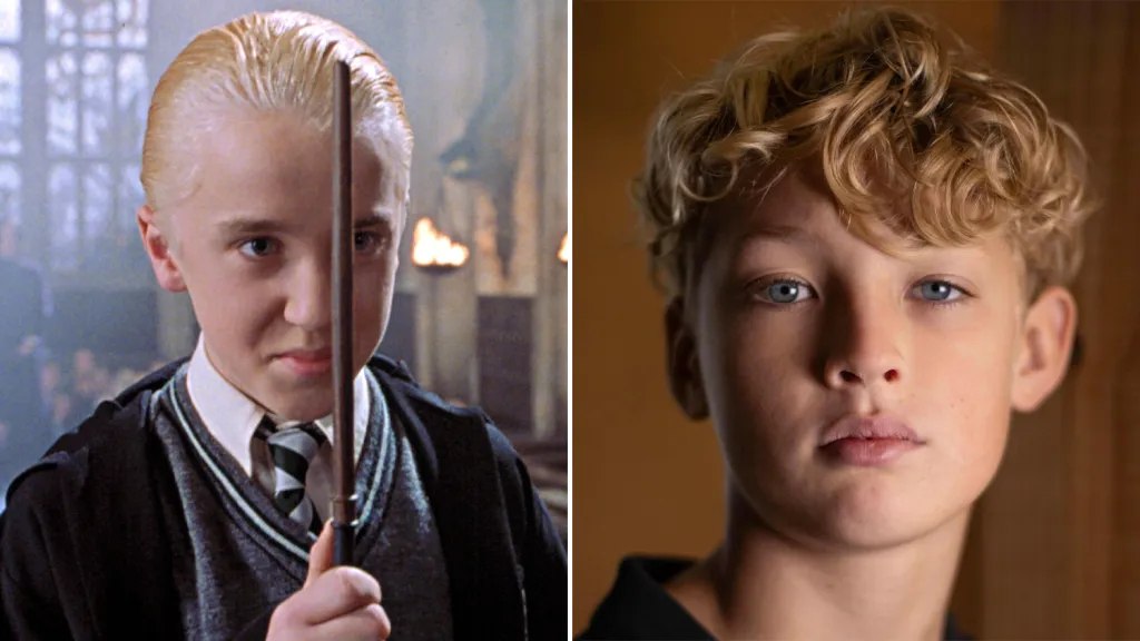 Tom Felton (Draco Malfoy) és Lox Pratt