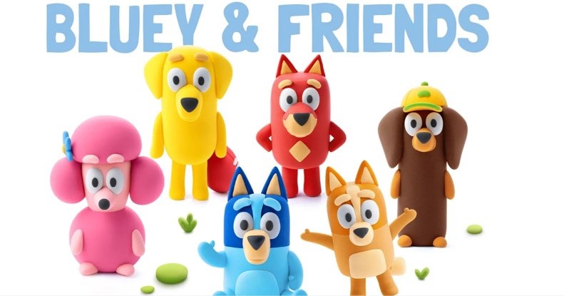 Hey Clay: Bluey gyurmakészlet ajánló: hozhatod a telefonod is, kelleni fog