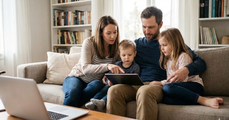 10 tipp, hogyan alakíts ki egészséges digitális szokásokat a családdal