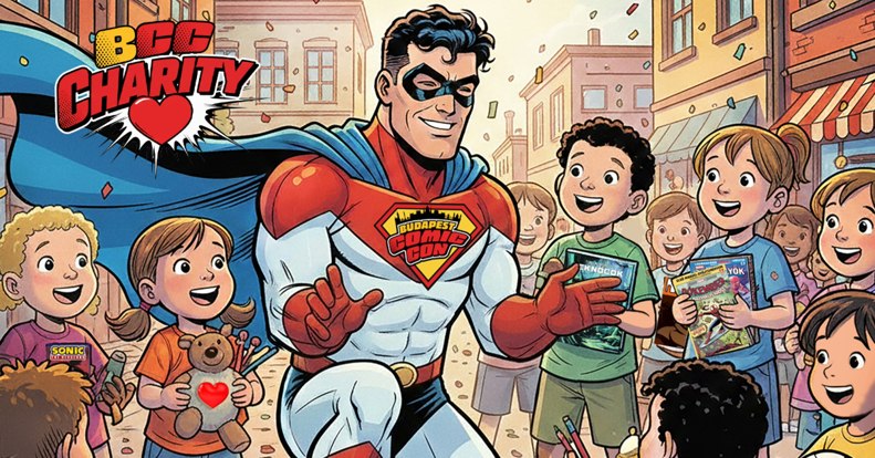 A Budapest Comic Con nem csak a filmek, képregények, hanem a jótékonyság rendezvénye is lesz