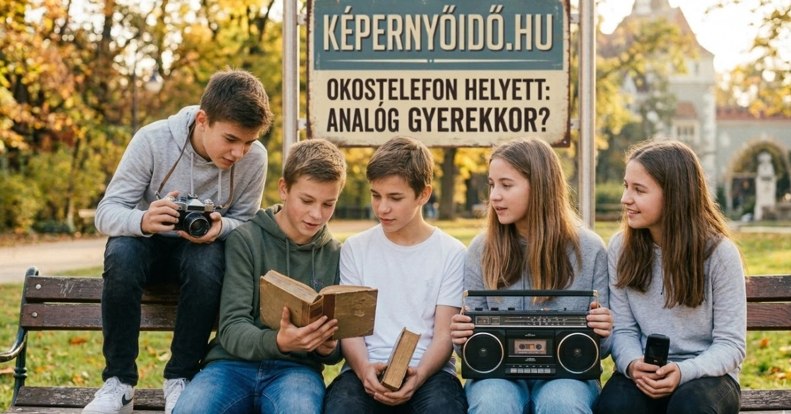 Okostelefon helyett analóg gyerekkor? Egyre több szülő mond nemet a digitális nyomásra