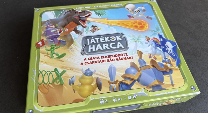 Játékok harca társasjáték-ajánló: könnyed háborús stratégia, képernyő nélkül