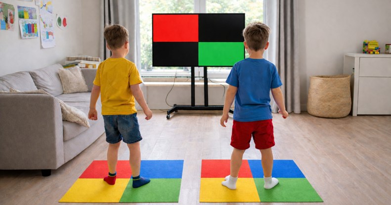 Ha a tévé előtt is szeretnéd megmozgatni a gyereked, néhány színes papír és egy YouTube-videó kell csak hozzá