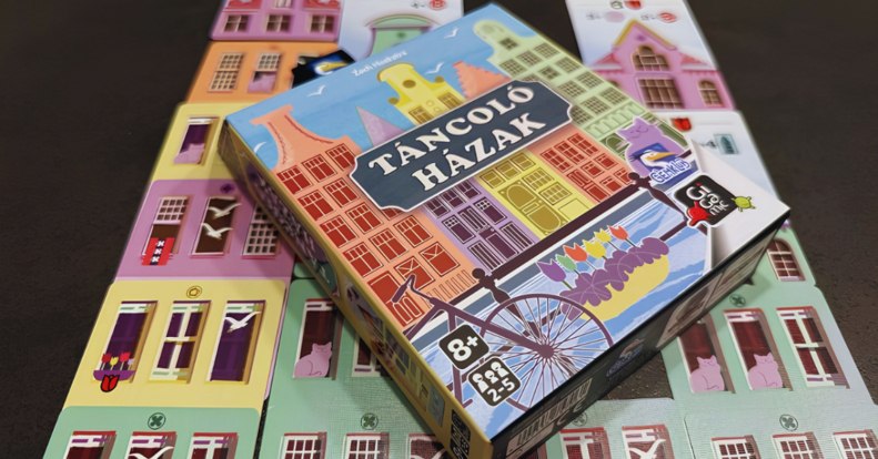 Táncoló házak társasjáték-ajánló: asztalunkon Amszterdam