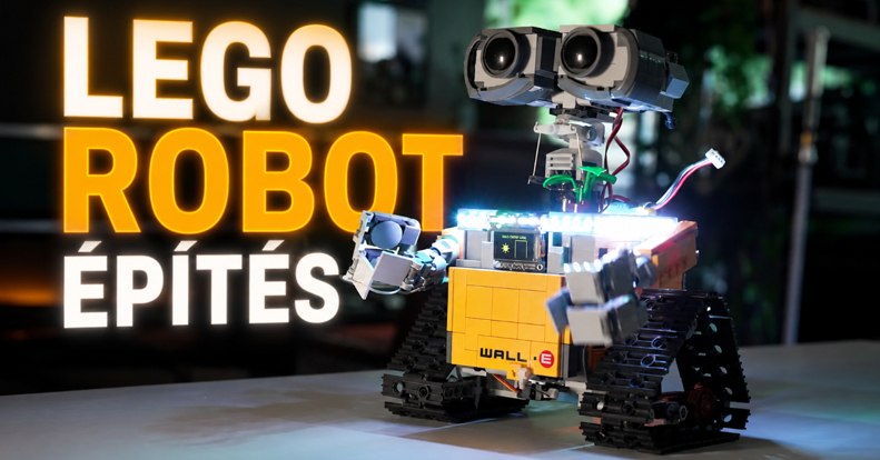 Egy videós életre keltett egy LEGO WALL-E robotot, mi pedig láthatjuk, mire jó igazán a robotépítés