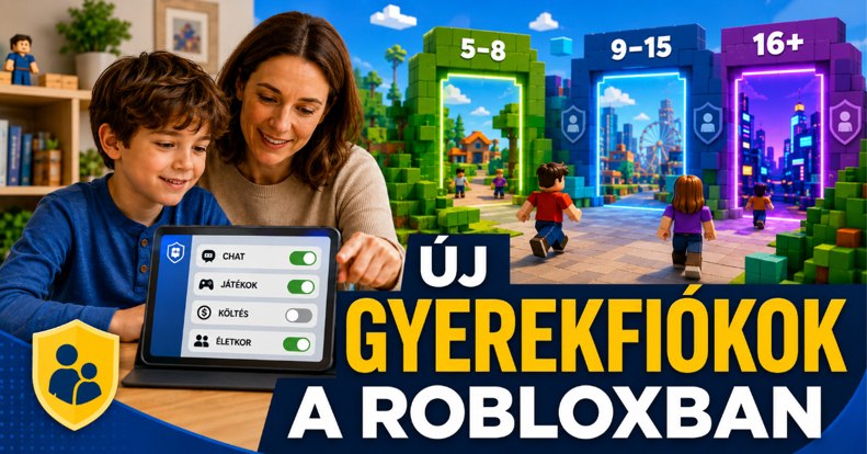 A Roblox már nem ugyanaz a játék lesz a kisebb gyerekeknek: jönnek az új gyerekfiókok
