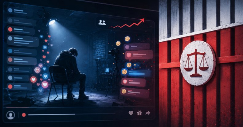 Van olyan ország, ahol már 5 év börtönt is kaphat az, aki megalázásból és bántalmazásból csinál online műsort