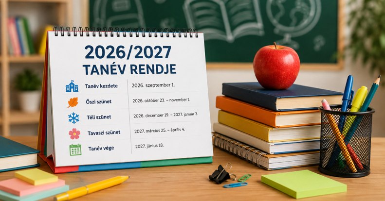 Végleges a 2026/2027-es tanév rendje, mutatjuk a legnagyobb változásokat